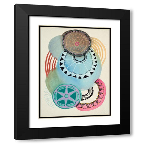 Irresistible 3 Black Modern Wood Framed Art Print with Double Matting by Evans-Sills, Faith