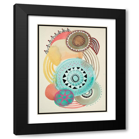 Irresistible 4 Black Modern Wood Framed Art Print with Double Matting by Evans-Sills, Faith