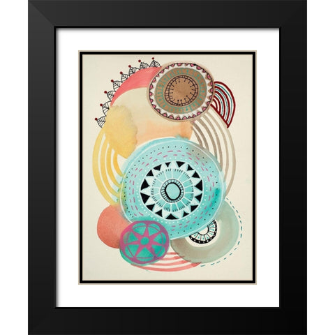 Irresistible 4 Black Modern Wood Framed Art Print with Double Matting by Evans-Sills, Faith