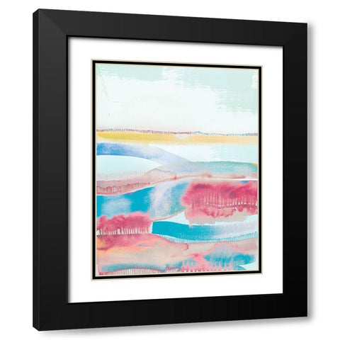 Spring Ridge 1 Black Modern Wood Framed Art Print with Double Matting by Evans-Sills, Faith