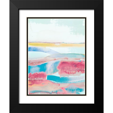 Spring Ridge 1 Black Modern Wood Framed Art Print with Double Matting by Evans-Sills, Faith