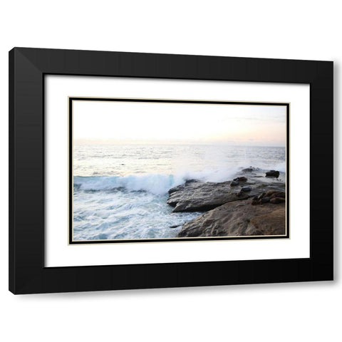 La Jolla 1 Black Modern Wood Framed Art Print with Double Matting by Frances, Stephanie