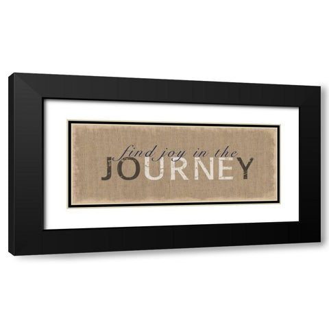 Joy In The Journey Black Modern Wood Framed Art Print with Double Matting by Gibbons, Lauren