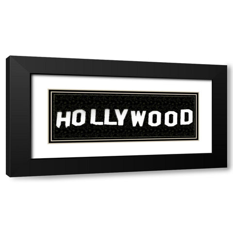Hollywood Horizon Black Modern Wood Framed Art Print with Double Matting by Gibbons, Lauren