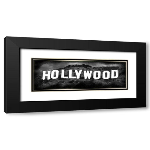 Hollywood Hill Black Modern Wood Framed Art Print with Double Matting by Gibbons, Lauren