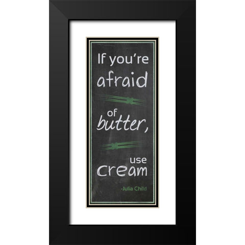 Use Cream Black Modern Wood Framed Art Print with Double Matting by Gibbons, Lauren