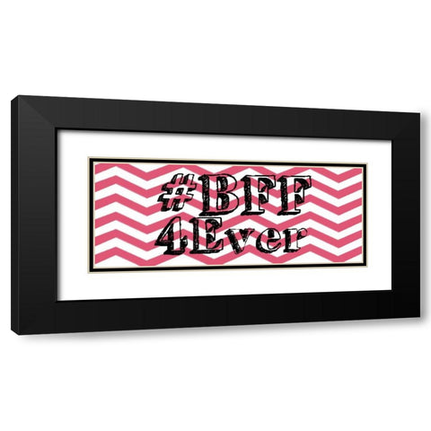 4 Ever Black Modern Wood Framed Art Print with Double Matting by Gibbons, Lauren