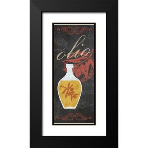 Olive Oil C Black Modern Wood Framed Art Print with Double Matting by Gibbons, Lauren