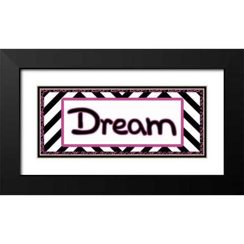 Tween Dream Black Modern Wood Framed Art Print with Double Matting by Gibbons, Lauren