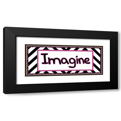 Tween Imagine Black Modern Wood Framed Art Print with Double Matting by Gibbons, Lauren