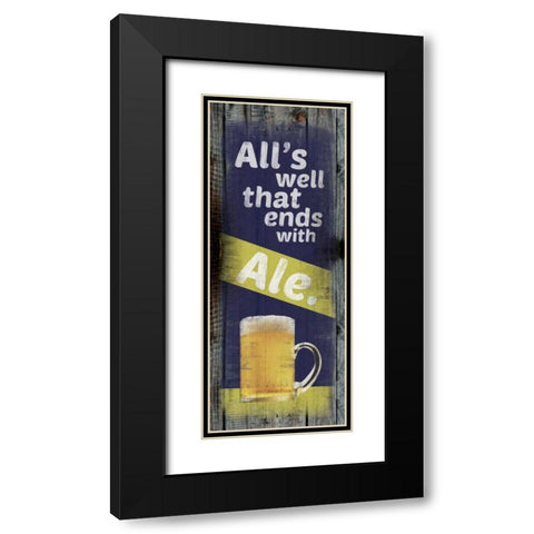 Ale Black Modern Wood Framed Art Print with Double Matting by Gibbons, Lauren