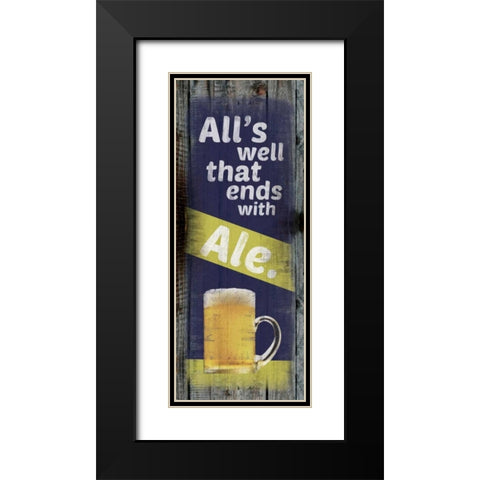 Ale Black Modern Wood Framed Art Print with Double Matting by Gibbons, Lauren