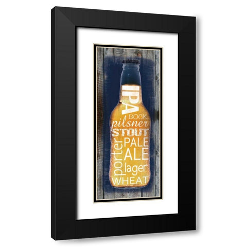 Lager Black Modern Wood Framed Art Print with Double Matting by Gibbons, Lauren