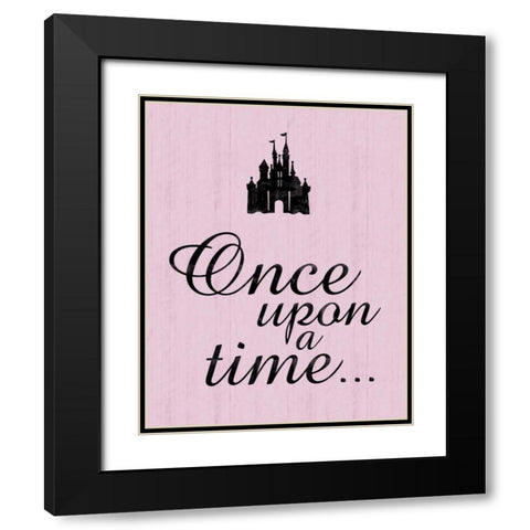 Once Black Modern Wood Framed Art Print with Double Matting by Gibbons, Lauren