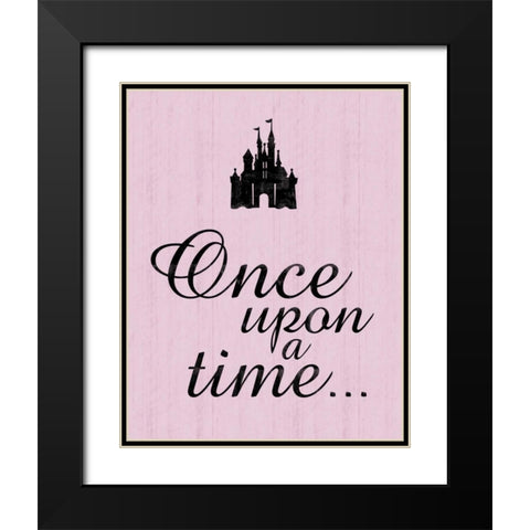 Once Black Modern Wood Framed Art Print with Double Matting by Gibbons, Lauren