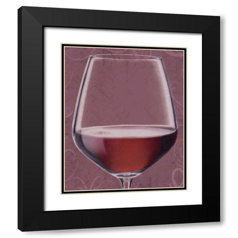 Wine 5 Black Modern Wood Framed Art Print with Double Matting by Gibbons, Lauren