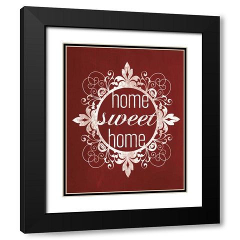 Red Chalk Home Black Modern Wood Framed Art Print with Double Matting by Gibbons, Lauren