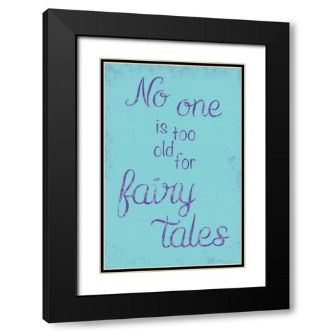 Fairy Tales Black Modern Wood Framed Art Print with Double Matting by Gibbons, Lauren