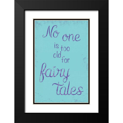 Fairy Tales Black Modern Wood Framed Art Print with Double Matting by Gibbons, Lauren
