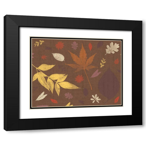 Fall 2 Black Modern Wood Framed Art Print with Double Matting by Gibbons, Lauren