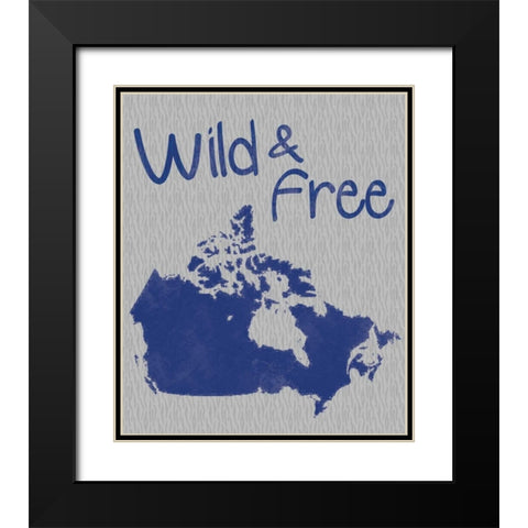 Wild Freedom Black Modern Wood Framed Art Print with Double Matting by Gibbons, Lauren