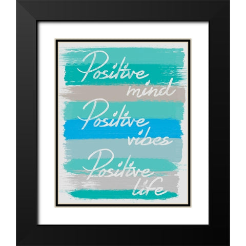 Positive Black Modern Wood Framed Art Print with Double Matting by Gibbons, Lauren