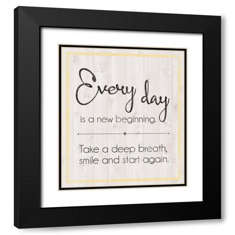 Magnolia 2 Black Modern Wood Framed Art Print with Double Matting by Gibbons, Lauren