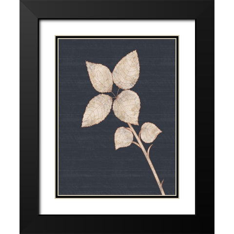 Flower 2 Black Modern Wood Framed Art Print with Double Matting by Gibbons, Lauren
