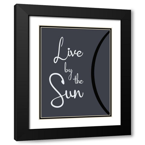 Sun Living Black Modern Wood Framed Art Print with Double Matting by Gibbons, Lauren