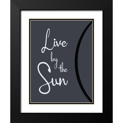Sun Living Black Modern Wood Framed Art Print with Double Matting by Gibbons, Lauren