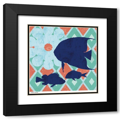 The Sea Black Modern Wood Framed Art Print with Double Matting by Gibbons, Lauren