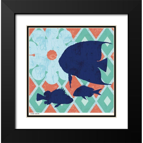The Sea Black Modern Wood Framed Art Print with Double Matting by Gibbons, Lauren