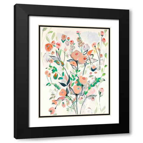 Celebration of Nature Black Modern Wood Framed Art Print with Double Matting by Daisy D