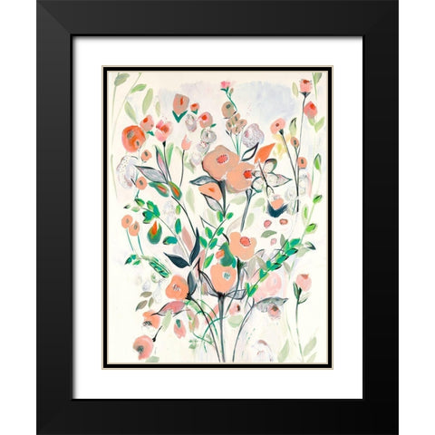 Celebration of Nature Black Modern Wood Framed Art Print with Double Matting by Daisy D