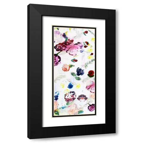 Romance 1 Black Modern Wood Framed Art Print with Double Matting by Daisy D