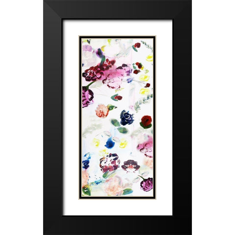 Romance 1 Black Modern Wood Framed Art Print with Double Matting by Daisy D