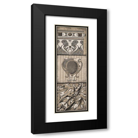 Architecture Black Modern Wood Framed Art Print with Double Matting by Grey, Jace
