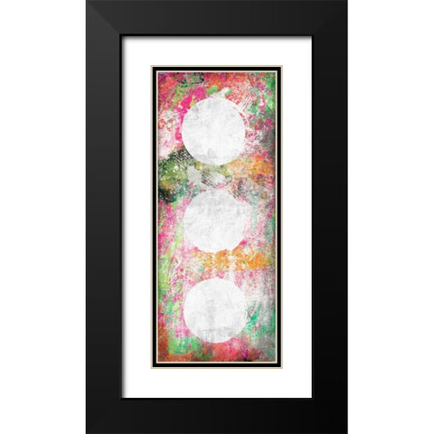 Glow Abstract mate Black Modern Wood Framed Art Print with Double Matting by Grey, Jace