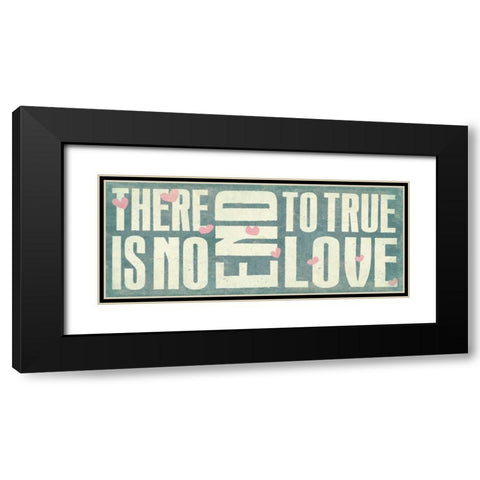 True Love 2 Black Modern Wood Framed Art Print with Double Matting by Grey, Jace