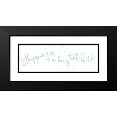 Long Hot Bath Black Modern Wood Framed Art Print with Double Matting by Grey, Jace