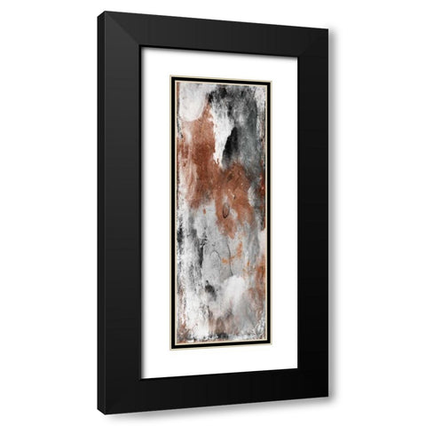 Coffee Abstract Black Modern Wood Framed Art Print with Double Matting by Grey, Jace