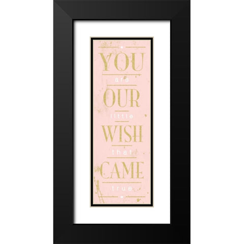 Wish Came True Black Modern Wood Framed Art Print with Double Matting by Grey, Jace