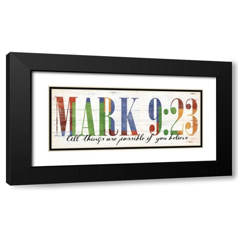All Things Black Modern Wood Framed Art Print with Double Matting by Grey, Jace