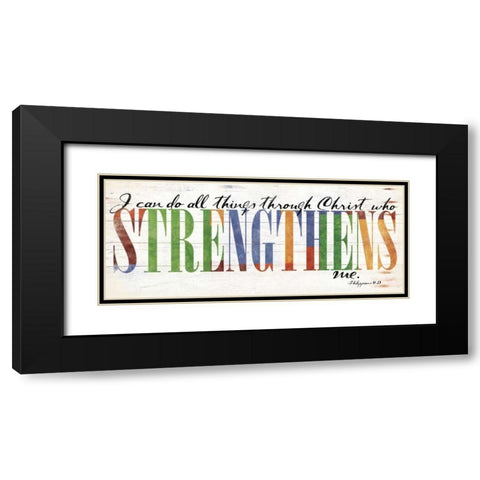 Strengthens Black Modern Wood Framed Art Print with Double Matting by Grey, Jace