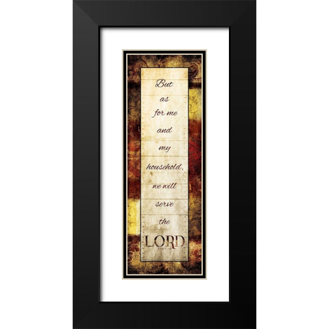 My Household Black Modern Wood Framed Art Print with Double Matting by Grey, Jace