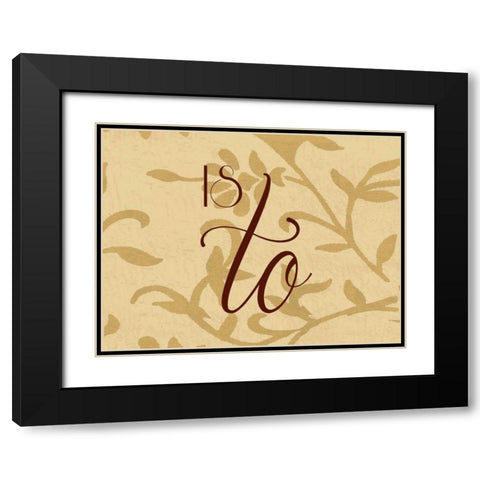 The Best Way E Black Modern Wood Framed Art Print with Double Matting by Grey, Jace