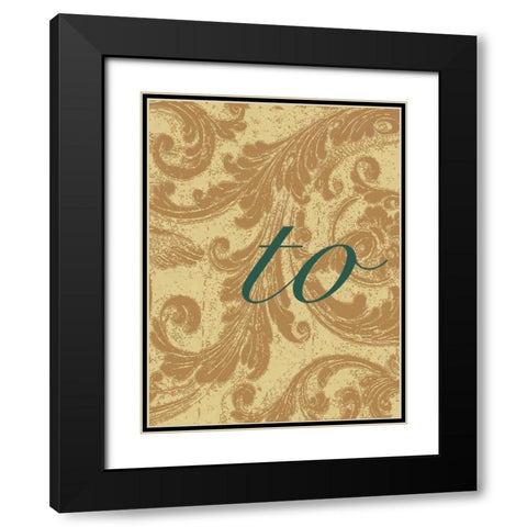 The Best Way G Black Modern Wood Framed Art Print with Double Matting by Grey, Jace