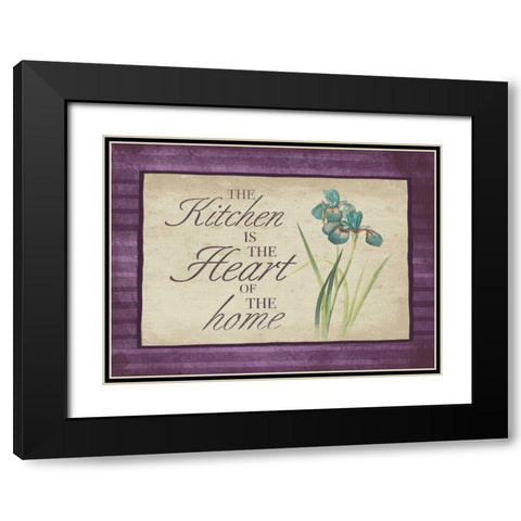 Kitchen Heart of The Home 2 Black Modern Wood Framed Art Print with Double Matting by Grey, Jace