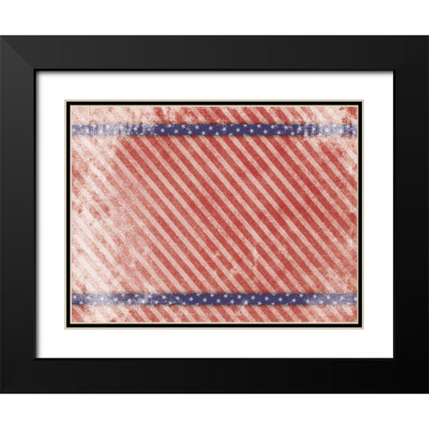USA 1 Black Modern Wood Framed Art Print with Double Matting by Grey, Jace