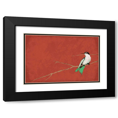 Birds A Black Modern Wood Framed Art Print with Double Matting by Grey, Jace